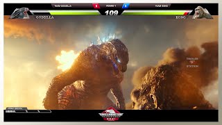 Godzilla Vs Kong Round 1 With Healthbars