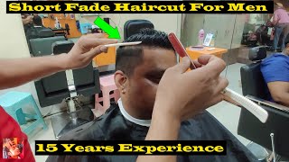 Clean Fade Haircut w/t Experienced Indian Barber @ Salon in India