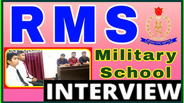 Military school interview video l RMS School interview  l Meet selected students | Interview Guide