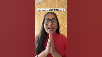 *Watch here* A big update on NTA UGC NET 2022 result! Niharika Jaiswal