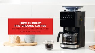 How to Brew Pre-Ground Coffee - Instant Grind and Brew Bean to Cup Coffee Maker