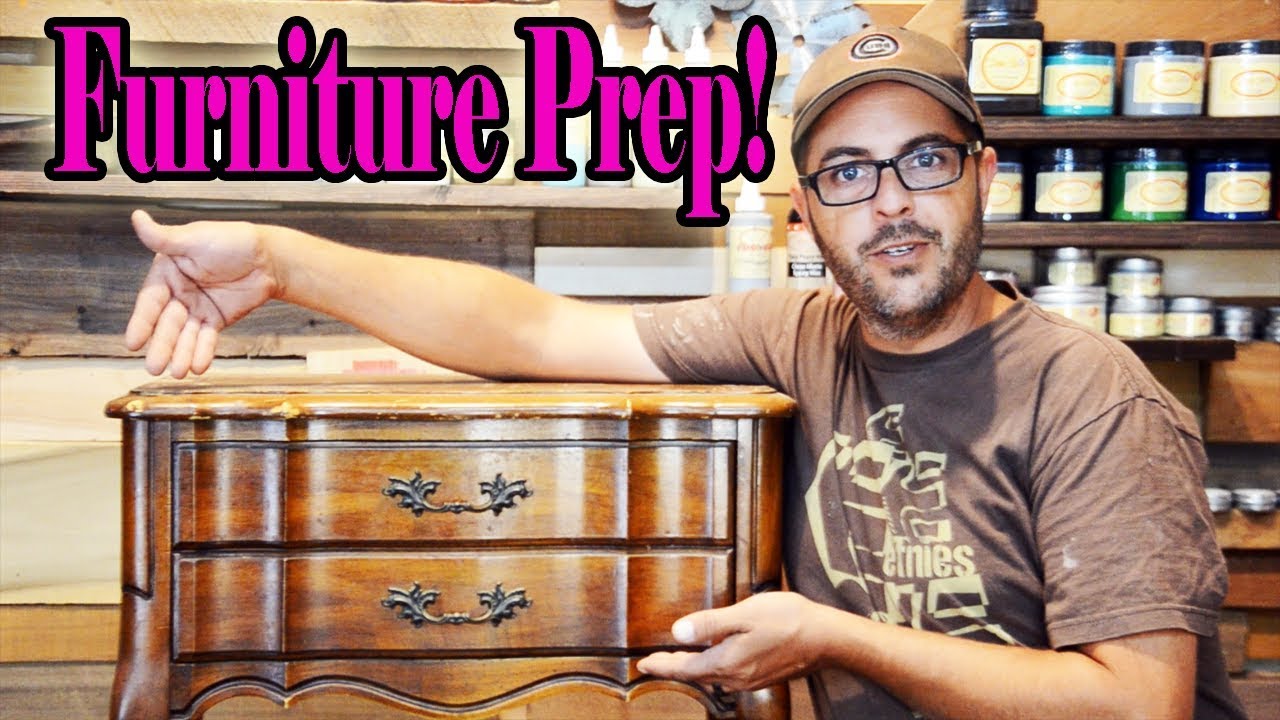How to Prepare Furniture for Chalk Paint YouTube
