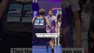 Chris Brown DROPS NLE Choppa 😨 #chrisbrown #nlechoppa #thecrewleague