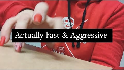 🤸🏼‍♀️ ASMR Fast & Aggressive 💱💠 Random Unpredictable Triggers // Tapping, Scratching // Lofi