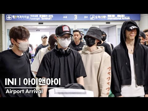 [4K] INI(아이엔아이) 인천공항 입국 | INI Airport Arrival
