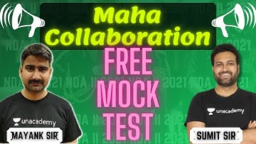 Free NDA Mock Test | GAT Mock Tests for NDA | History Geography Polity for NDA | Learn with Sumit