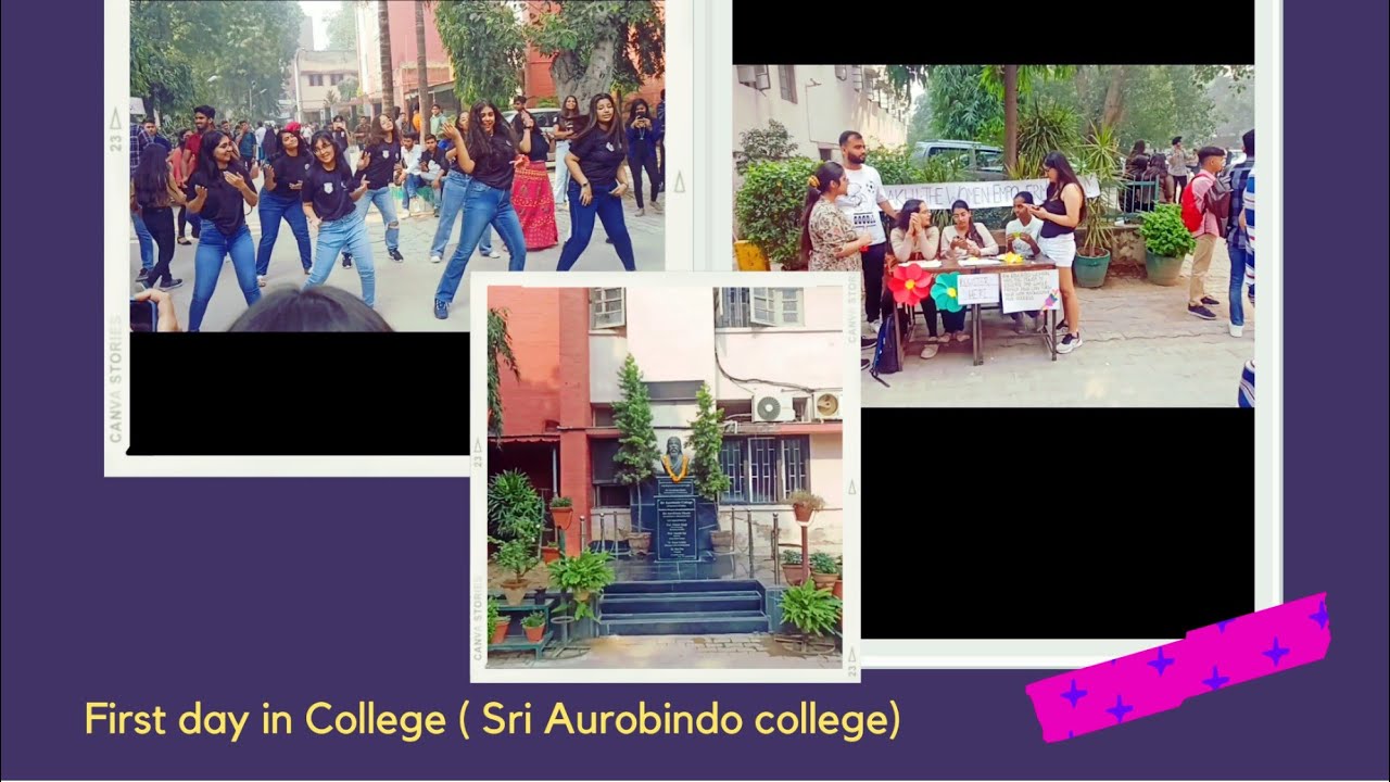 Sri Aurobindo College || University Of Delhi || DAY 01 - YouTube