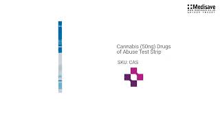 Cannabis 50ng Drugs of Abuse Test Strip CAS