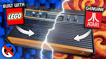 LEGO Atari 2600 VCS vs. A REAL Four-Switch Atari 2600 - Build, Comparison, & Review