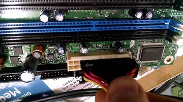 How to install 20 pin power supply to 24 pin motherboard