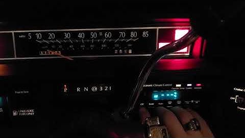 1985-1993 Cadillac Deville OBD1 Diagnostic Mode & Clearing Codes