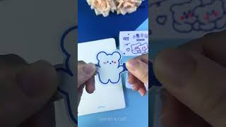 Sticker  GẤU BÉO  Tự Làm / DIY Cute Bear Stickers / Sam Art & Craft