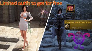 BDO free limited outfit | Lovely Bloom, Oblivion, Winterland Soiree, Jolly Winter Dream and more