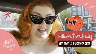 Halloween Decor Hunting at Small Local Businesses! | How to find Unique Halloween Decor in Your City