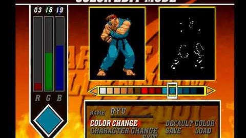 (Capcom vs SNK 2) Ryu Color Edit *UPDATE IN DESCRIPTION