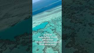 FLYING OVER THE GREAT BARRIER REEF, WHITEHAVEN BEACH & HILL INLET | Ocean Rafting Fly & Raft package
