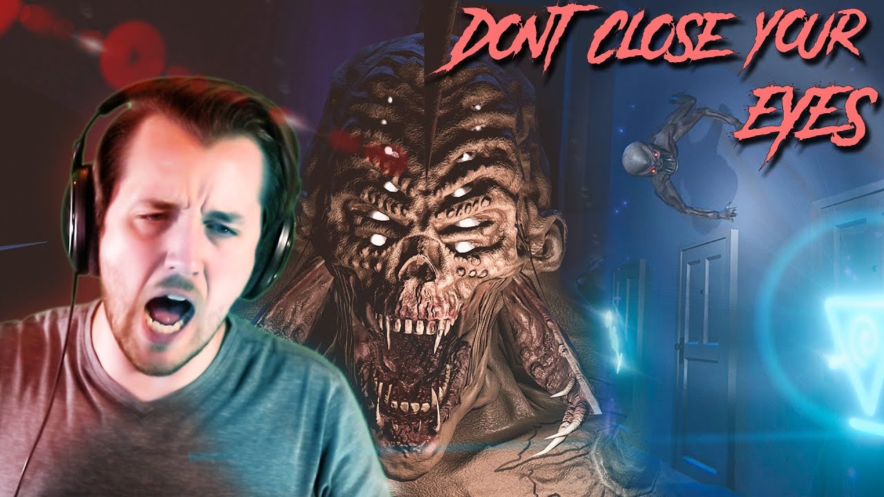 GOING INSANE!! | Dont Close Your Eyes | Indie Horror Game