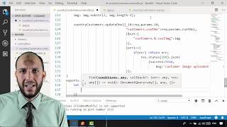 32 Nodejs MVC Knockout Project   BackEnd   create countryCustomers controller   get customer detail