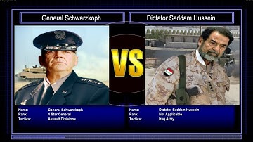 C&C General Zero Hour Reborn Mod General Schwarzkoph VS Dictator Saddam Hussein #11