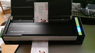 スキャナの読込みテスト　ScanSnap　S1300