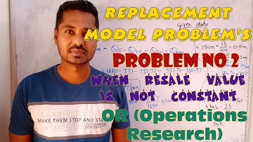 Replacement Model Problem