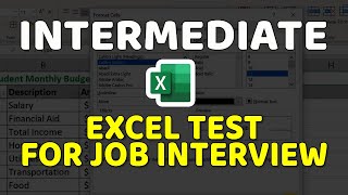 how to pass intermediate excel employment test: questions and answers