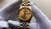 Men's Seiko Gold Tone Dress Watch SGF206 - YouTube