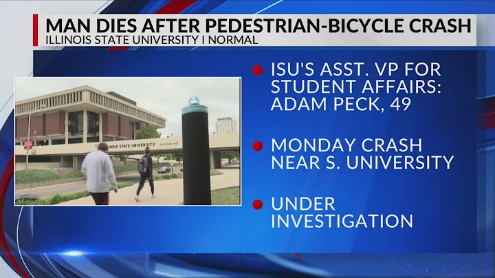 Man dies after pedestrian-bicycle crash | WMBD at 5pm