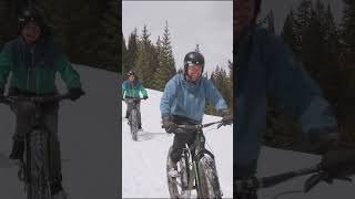 Did you know you can still bike in the Breckenridge in the winter?