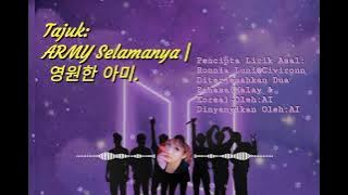 ARMY Selamanya-Pencipta Lirik Asal:Ronnia @Civironn(Diterjemah 2 bahasa Oleh:AI Dinyanyikan Oleh:AI