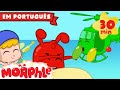 Guerra de água na praia! | Morphle em Português | Desenhos Animados para Crianças em Portugues