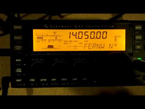 KX3 Morse decoder in action