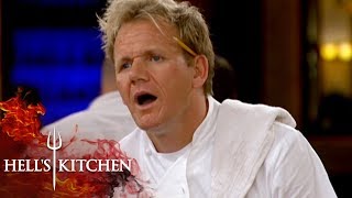 Gordon Ramsay Cannot Handle Forgetful Chef | Hell's Kitchen