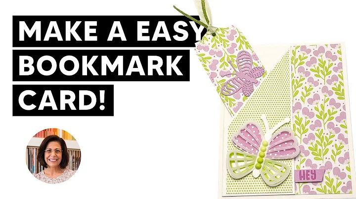 Make This Easy Butterfly Bookmark Card!