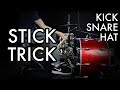 STICK TRICK Kick Snare Hat