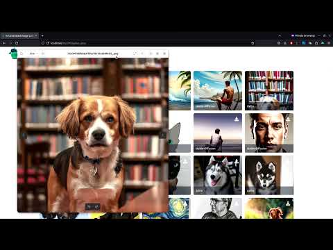 Build an Image Generator with AI Model using PHP, MySQL, JavaScript