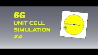 Intelligent reflection surface for 6G unit cell simulation #4 using CST software