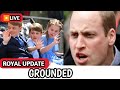 Furious Prince William grounded George, Charlotte and Louis for a week after they misbehaved