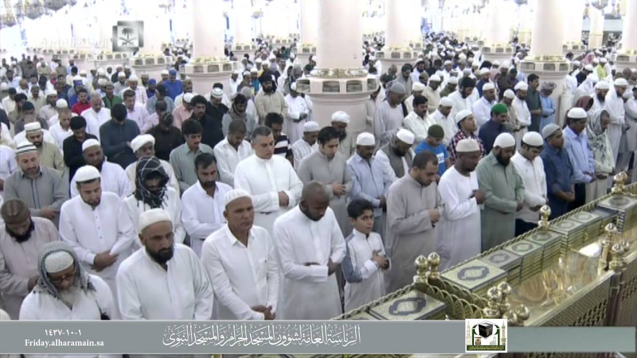 صلاة عيد الفطر من المسجد النبوي |1437 هـ