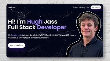 Build & Deploy a Modern Web Portfolio w. SvelteKit & TailwindCSS
