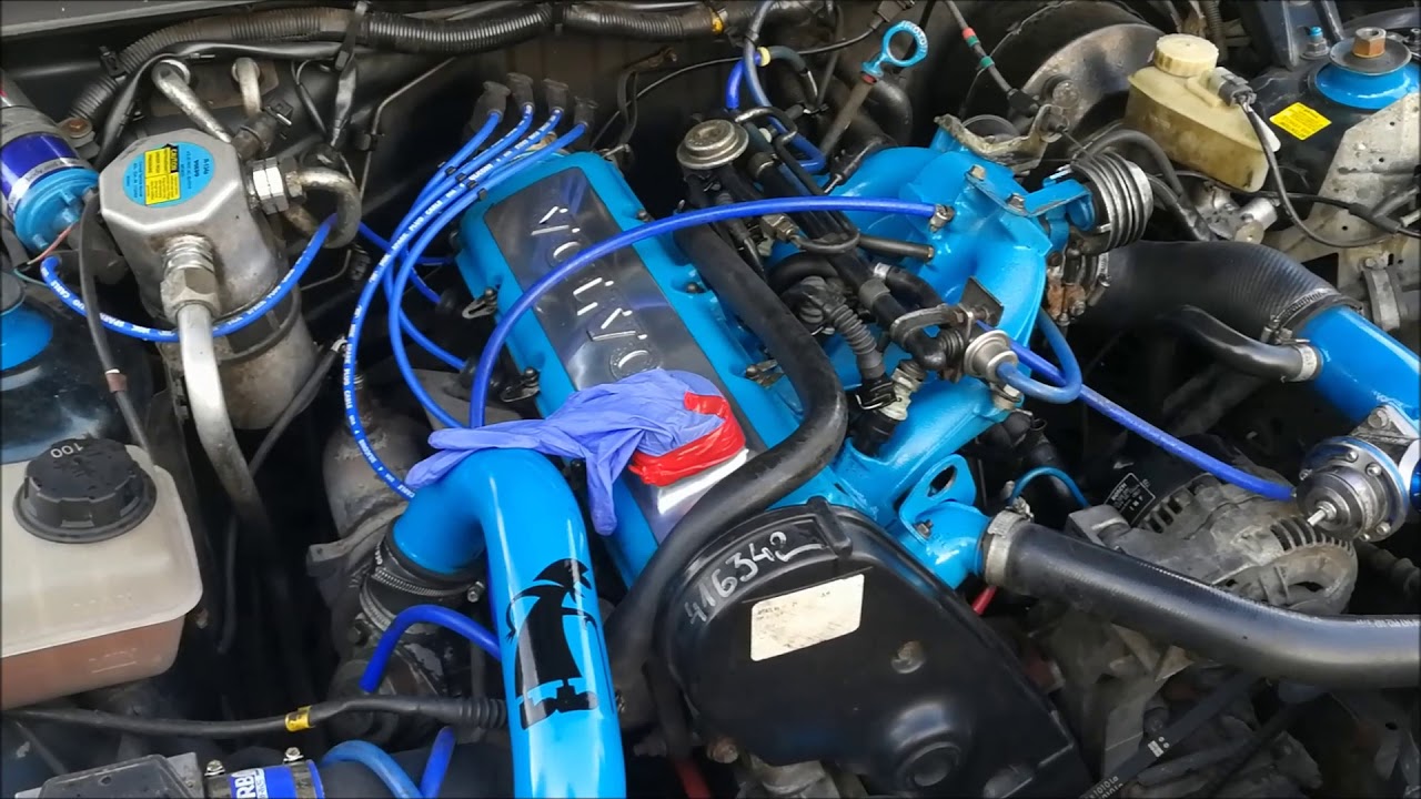 Volvo 740/940 Turbo 92-98 Blue Pressure Hoses