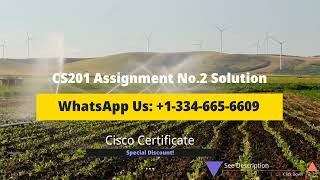 CS201 Assignment No. 2 Solution Spring 2024