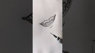 Guess the anime character by their MOUTH! 👄 #foryou #art #anime #drawing #tutorial #sketch #artist
