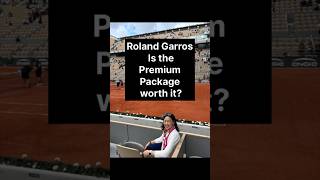 Premium Elegance tickets to the French Open! I have no regrets, they brought me joy