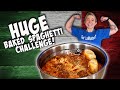 EXTRA CHEESY BAKED SPAGHETTI CHALLENGE