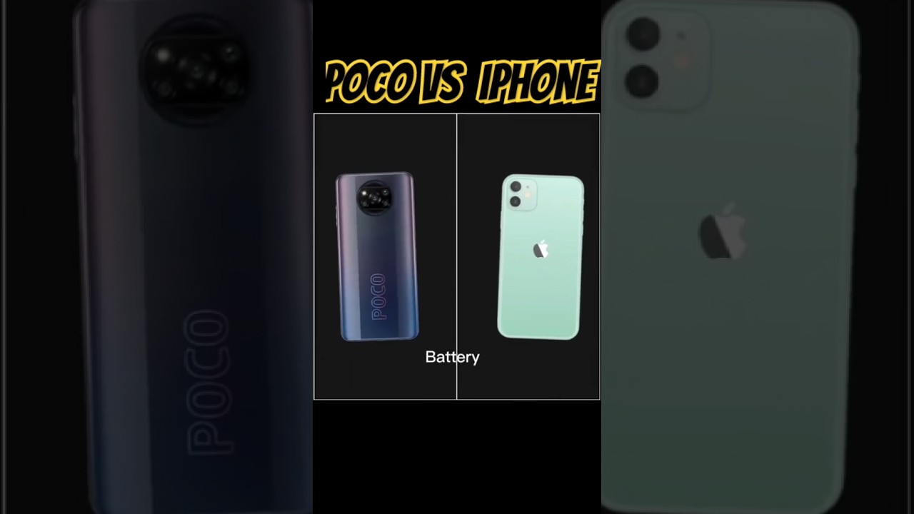 POCO🤯 VS IPHONE 😭  