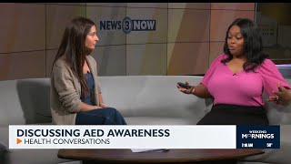 Discussing AED awareness