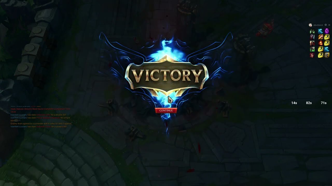 DARUIS TOP  vs WARWICK S14  (1v5)!!