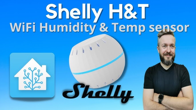 Shelly Plus H&T Humidity and T, White