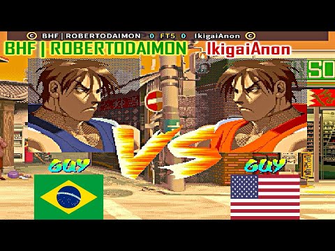 Street Fighter Alpha - BHF | ROBERTODAIMON vs IkigaiAnon FT5